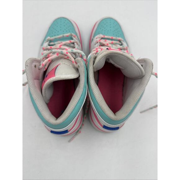 Size 5.5 (GS) - Jordan 1 Mid Digital Pink - Picture 5 of 8